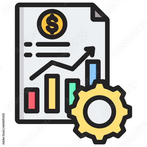 Window Dressing Outline Color Icon