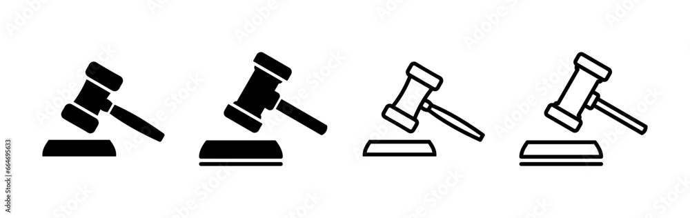 Gavel icon vector. judge gavel icon. auction hammer Gavel icon vector. judge gavel icon. auction hammer