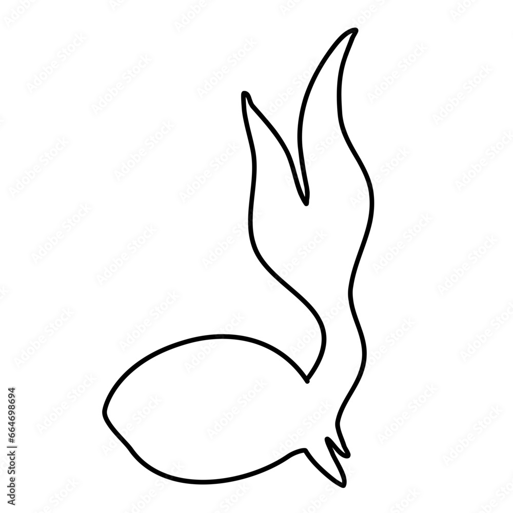 Obraz premium scout coconut shoots logo