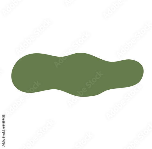 abstract long blob shape 