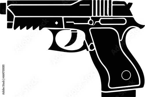 Shortgun svg silhouette drawing