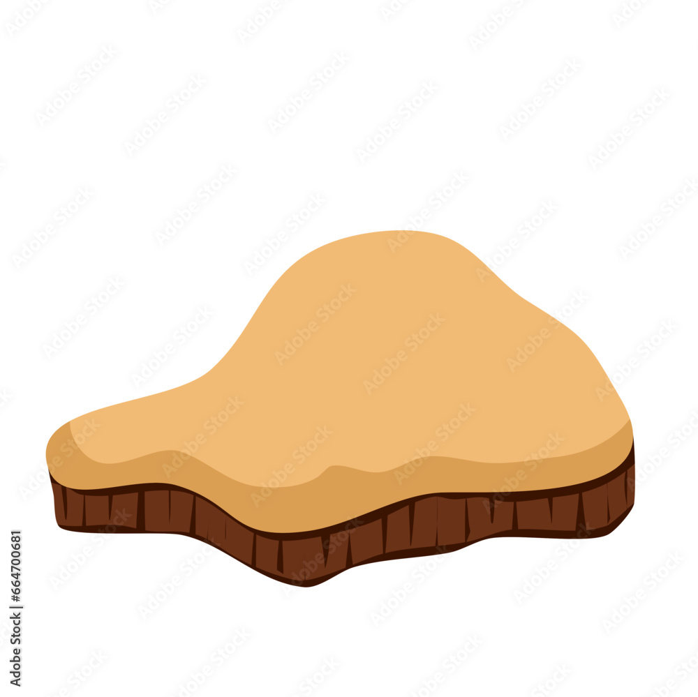 Mound vector cartoon illustration vector Stock Vector | Adobe Stock