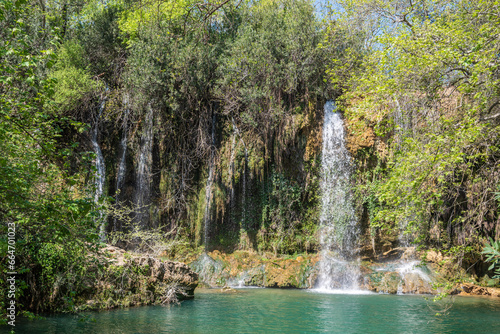 Fototapeta Naklejka Na Ścianę i Meble -  Kursunlu waterfall in Antalya, Turkey.