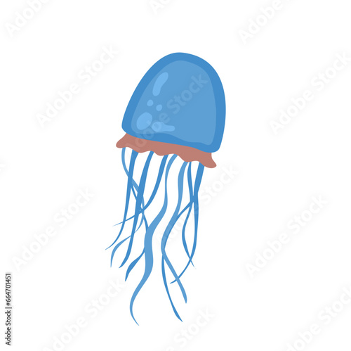 jellyfish vector cartoon 
