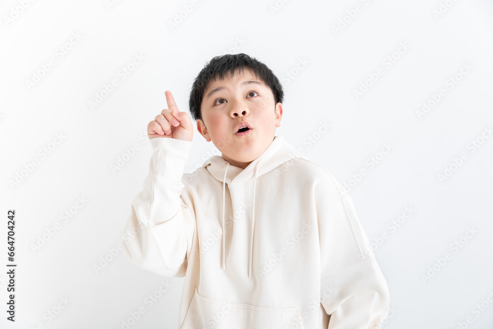 考える男の子 thinking boy 考える男の子 thinking boy
