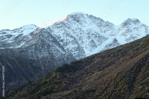 Donguzorun or Donguz Orun, Babis Mta is mountain in Mount Elbrus region, Russia photo