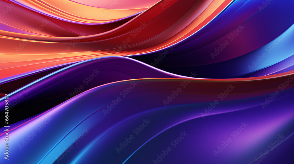 Fototapeta premium gradient metal background, 3D art effect 