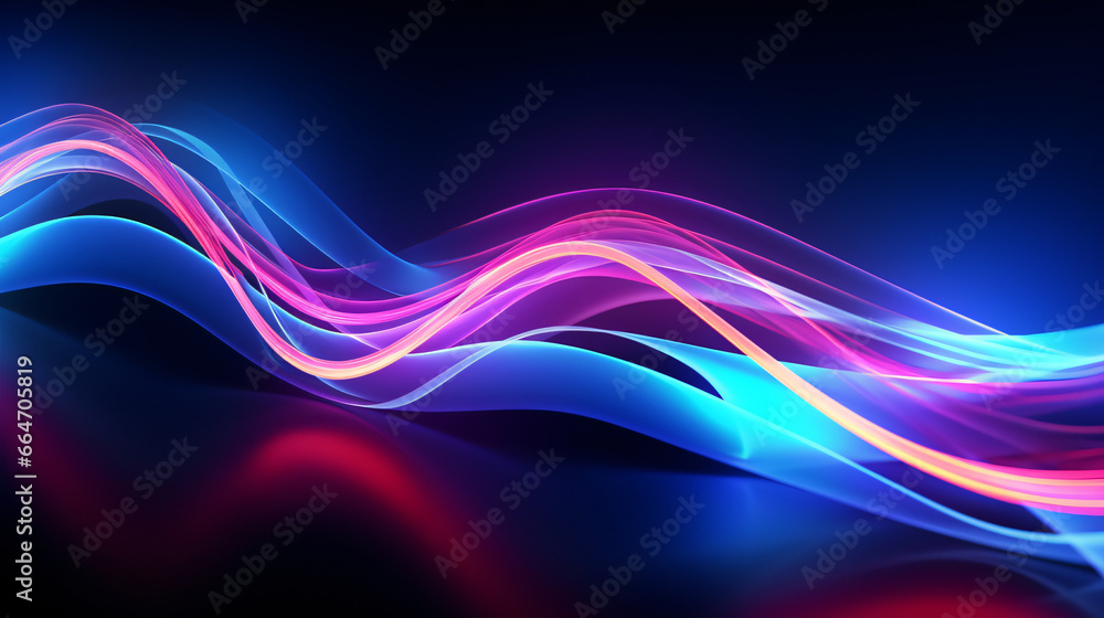 Neon lines artistic background Neon lines artistic background