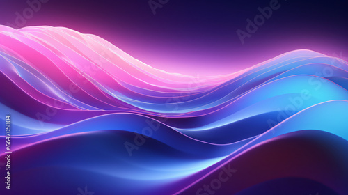 Neon lines artistic background