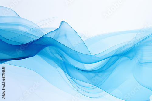 Cool background with the image of blue waves, Generative AI