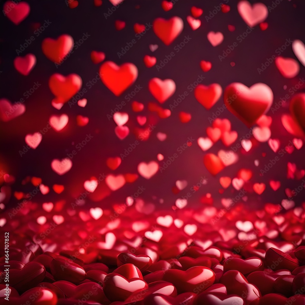 red hearts background red hearts background