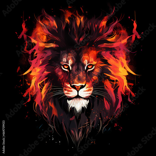 Flaming Lion © Azelia