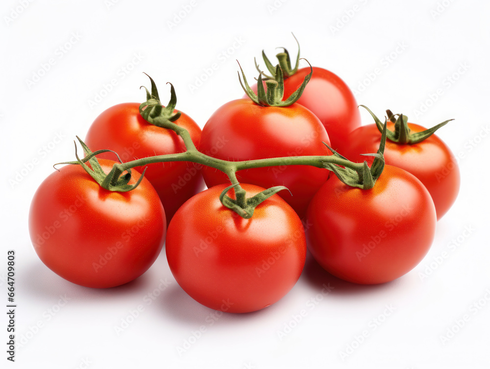 Tomato Studio Shot Isolated on Clear Background, Food Photography, Generative AI Tomato Studio Shot Isolated on Clear Background, Food Photography, Generative AI