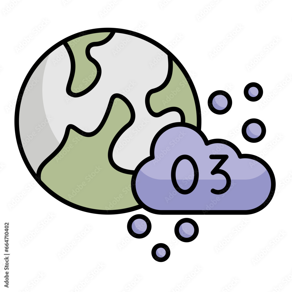 Obraz premium Ozone Icon