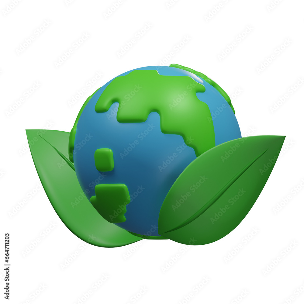 3d render illustration Love Mother Earth Day Icon Earth Love 3d render illustration Love Mother Earth Day Icon Earth Love