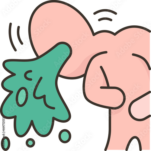 vomiting  icon