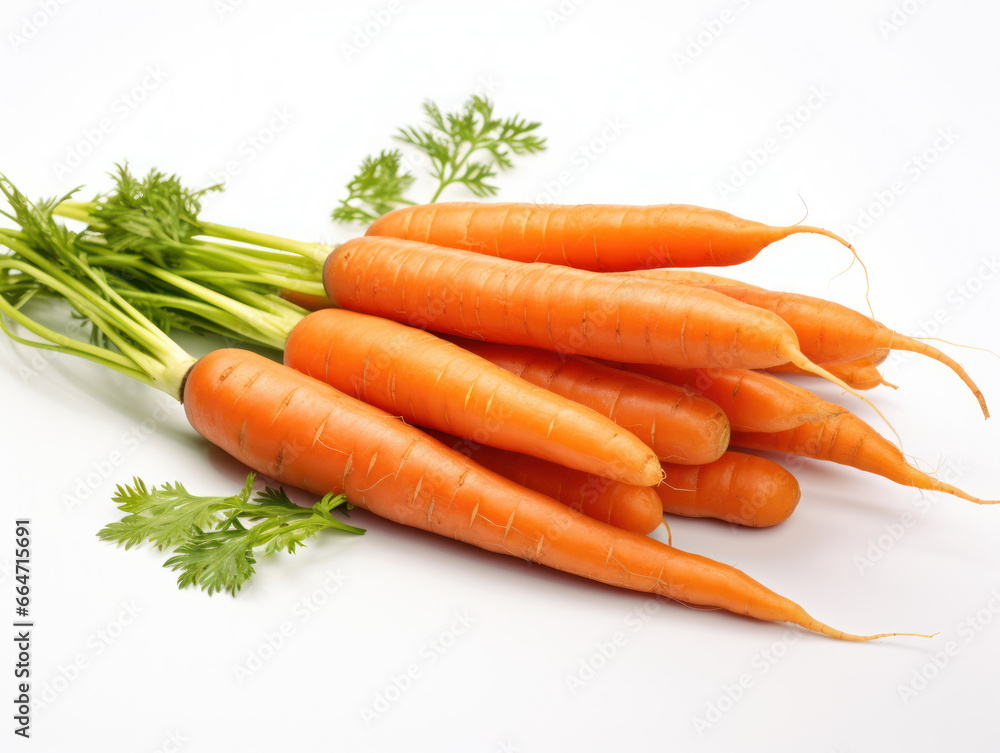 Carrot Studio Shot Isolated on Clear Background, Food Photography, Generative AI Carrot Studio Shot Isolated on Clear Background, Food Photography, Generative AI