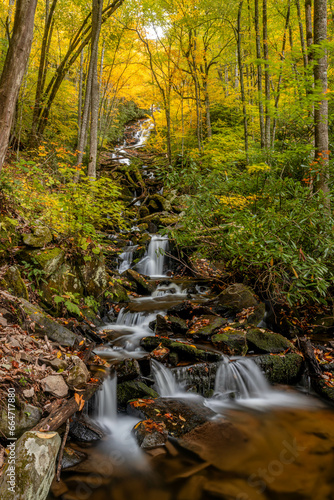 autumn mountain scene