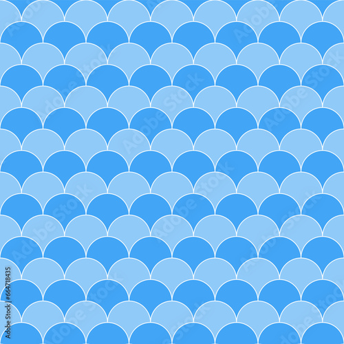 Blue fish scales pattern. fish scales pattern. fish scales seamless pattern. Decorative elements  clothing  paper wrapping  bathroom tiles  wall tiles  backdrop  background.