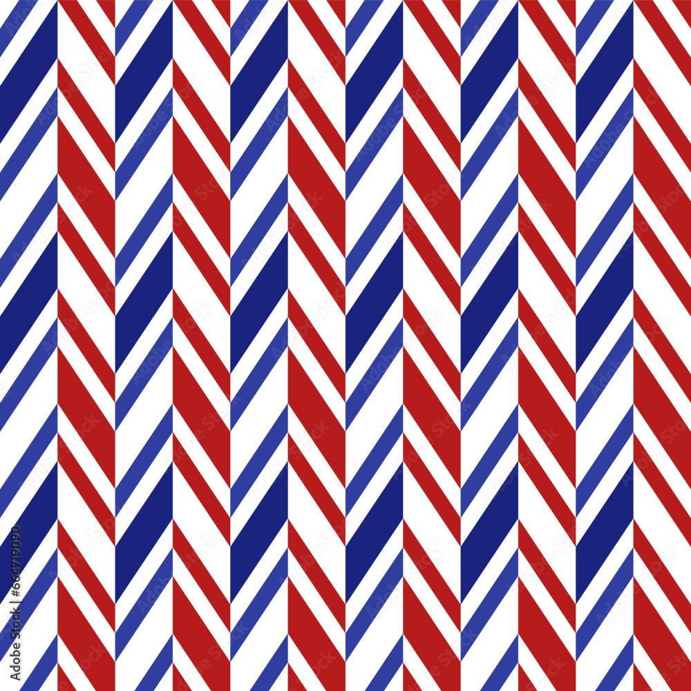 4th of July shade herringbone pattern. Herringbone vector pattern. Seamless geometric pattern for clothing, wrapping paper, backdrop, background, gift card. 4th of July shade herringbone pattern. Herringbone vector pattern. Seamless geometric pattern for clothing, wrapping paper, backdrop, background, gift card.