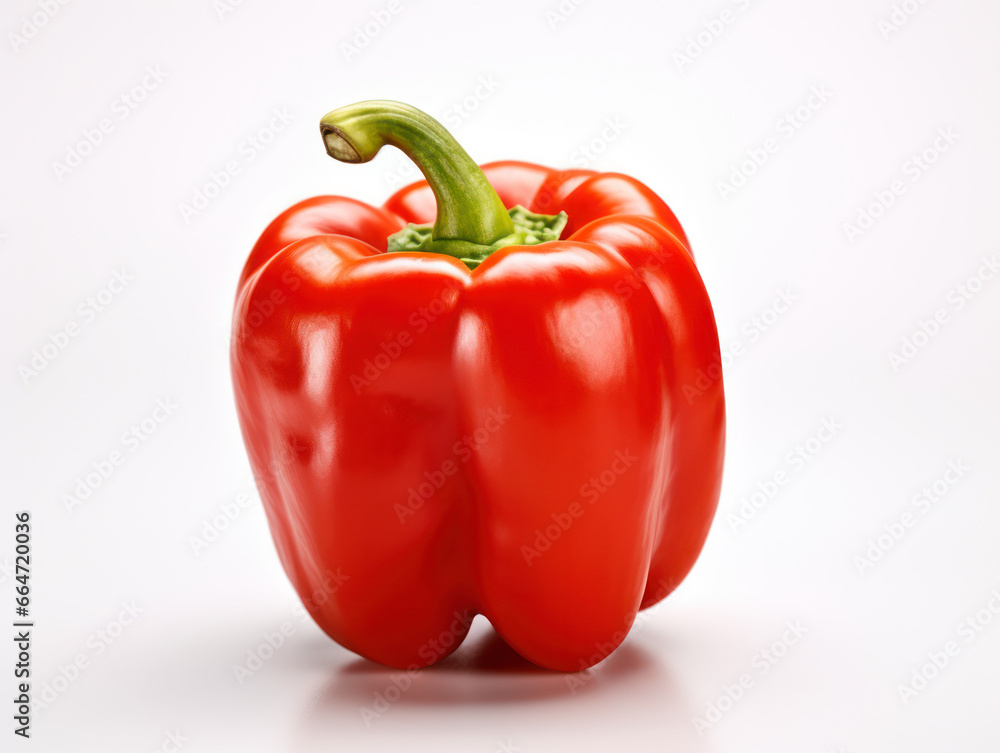 Bell Pepper Studio Shot Isolated on Clear Background, Food Photography, Generative AI Bell Pepper Studio Shot Isolated on Clear Background, Food Photography, Generative AI