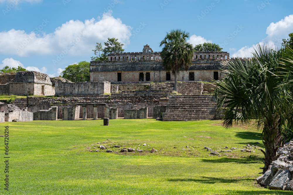 Kabah, Mayan archaeological site, located on the Puuc route, in the Yucatan Peninsula, Mexico.