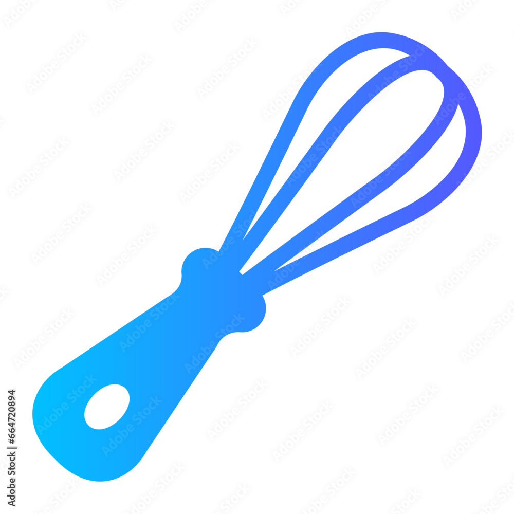 Fototapeta premium whisk Gradient icon
