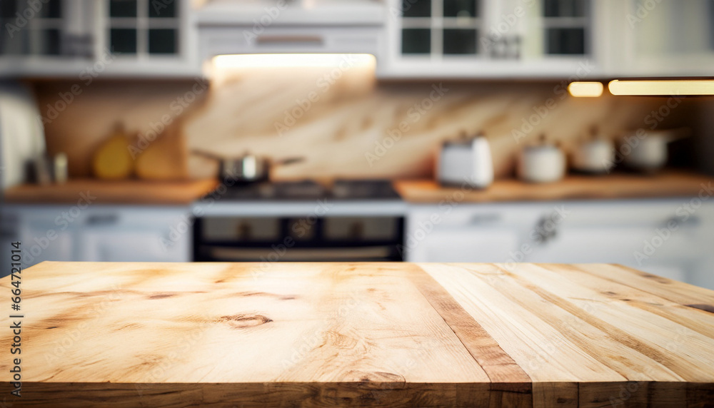 Blurred kitchen AI generative. Blurred kitchen AI generative.