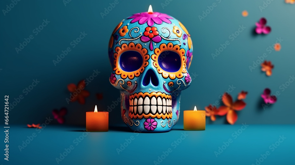 Day of the dead background Day of the dead background