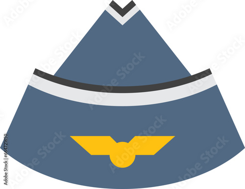 Stewardess hat icon