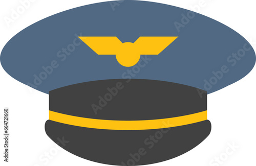 Pilot hat icon