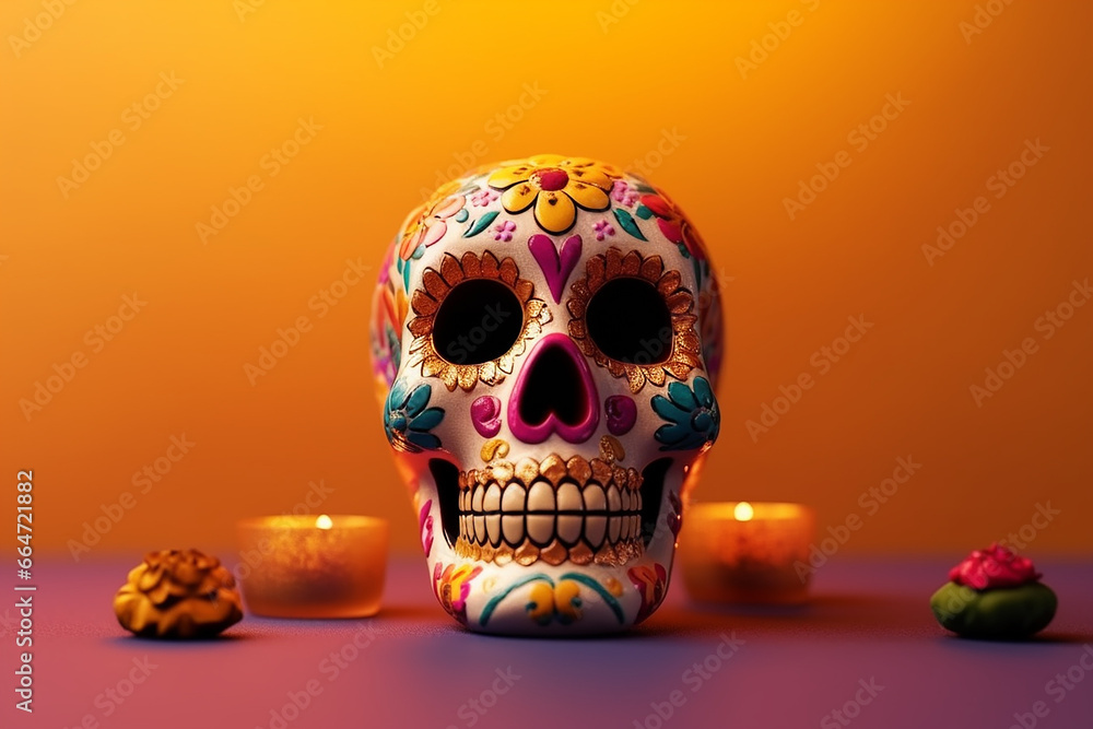Day of the dead background Day of the dead background