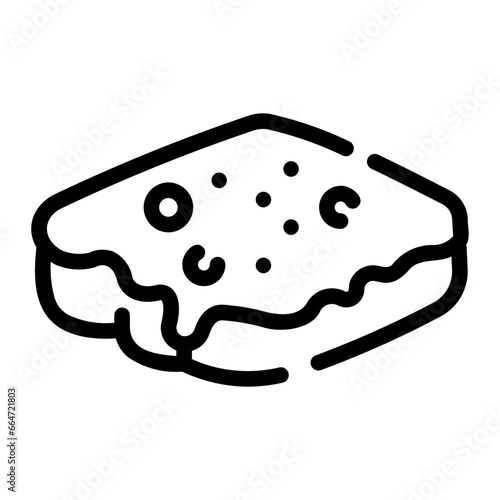 tiramisu Line Icon