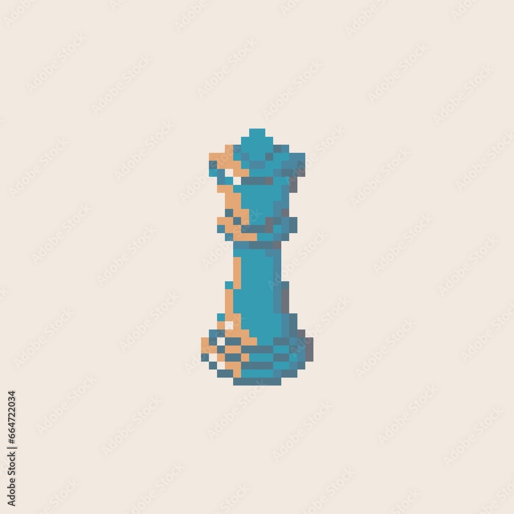 Chess figures pixel art 8 bit sprite. Chess figures pixel art 8 bit sprite.