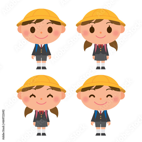 小学生 男子と女子