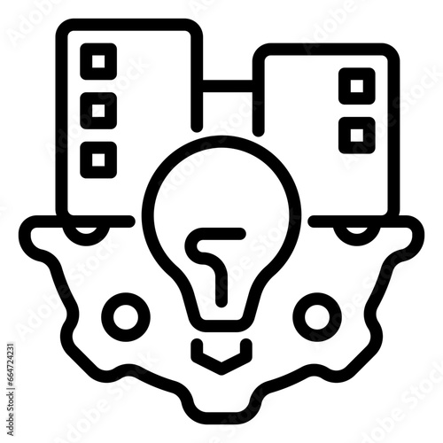 Business icon, line icon style