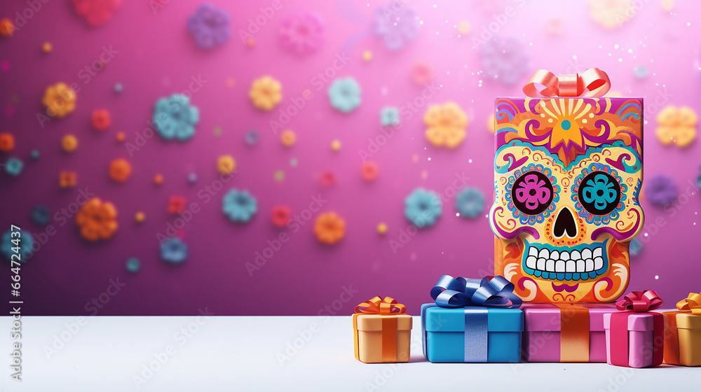 Day of the dead background