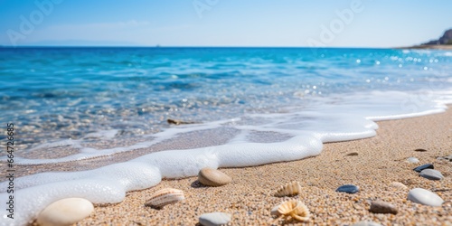 Beach shore close up photog...