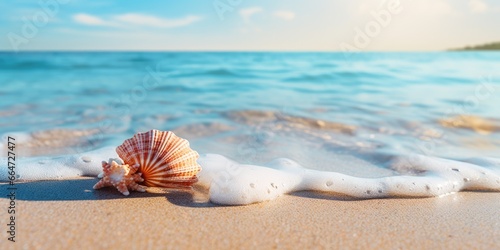 Beach shore close up photog...