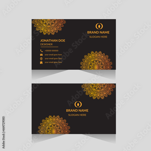 Luxury business card design (ID: 664729080)