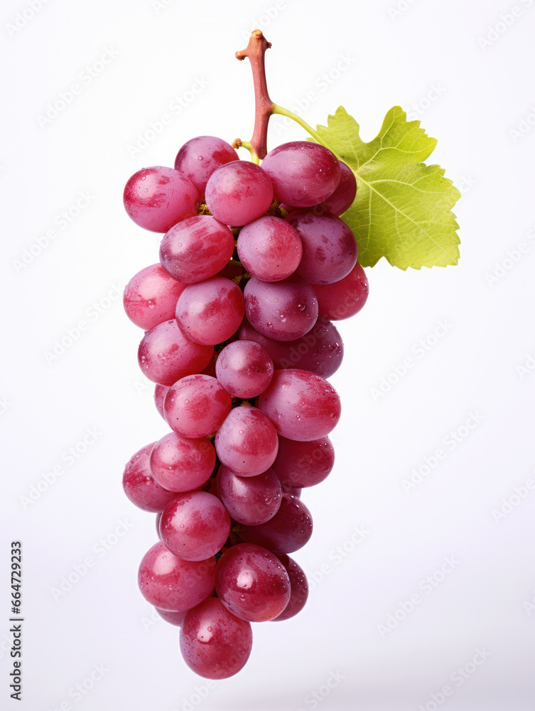 Fototapeta premium Grapes Studio Shot Isolated on Clear Background, Food Photography, Generative AI