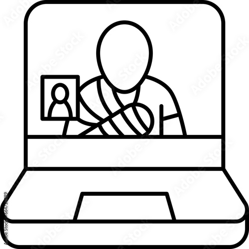 injured  icon