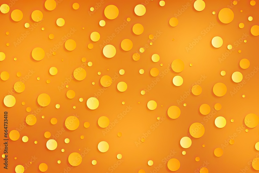 Amber Color Seamless Modern Dotted Background: A Vibrant and Contemporary Image, generative AI