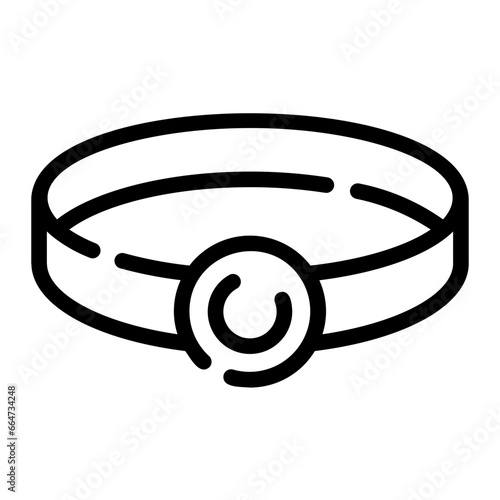 head lamp Line Icon