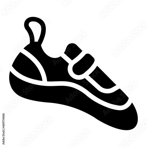 climbing shoes Solid icon