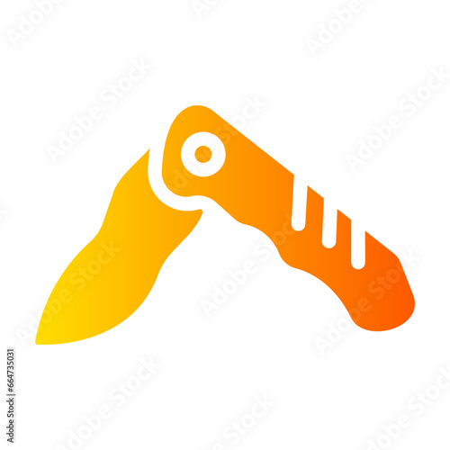 pocket knife Gradient icon