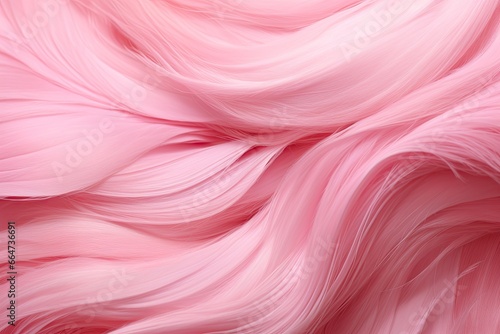 Flamingo Pink Color: Dreamy Cotton Candy Swirls Image - Captivating and Vibrant Pink Hues in a Whimsical, Fairy Tale-Like Composition, generative AI