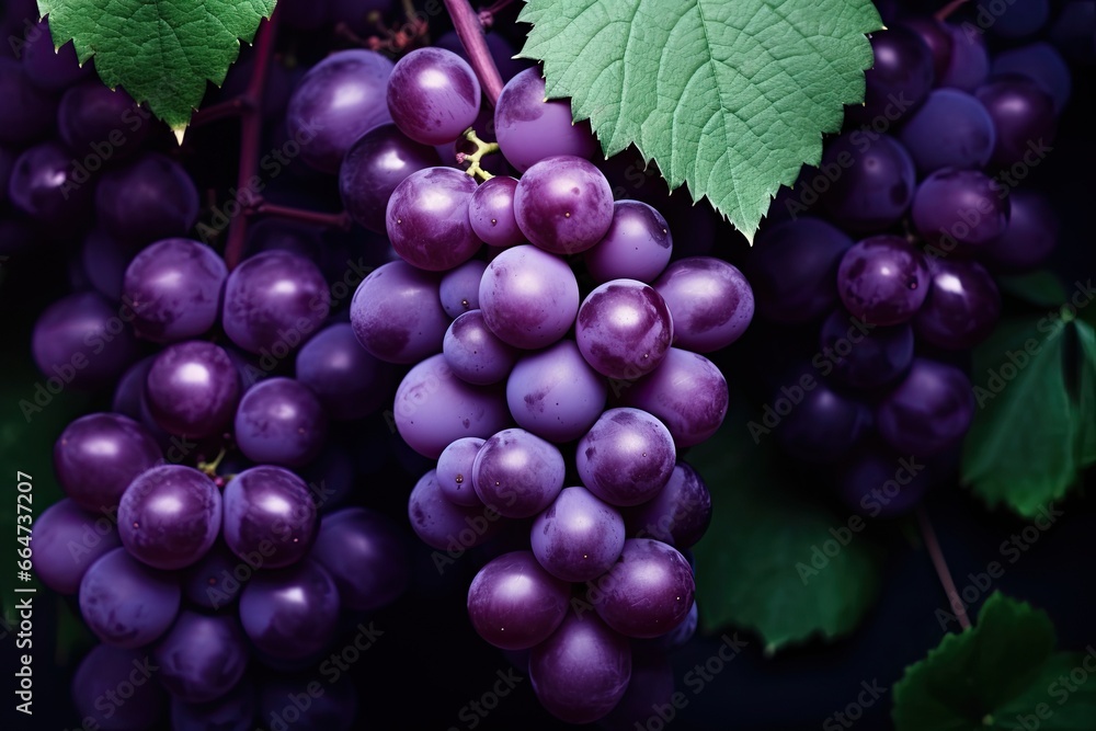 Grape Color Background: A Vibrant Wallpaper Design to Transform Your Space, generative AI