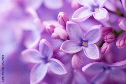 Lilac blossom macro background with copy space. © Sajeda