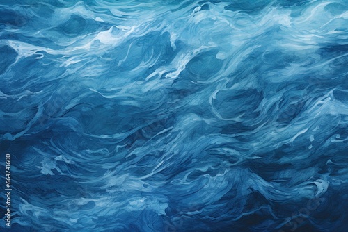 Sapphire Blue Color meets Deep Ocean Texture: A Captivating Image of Aquatic Splendor, generative AI © Michael